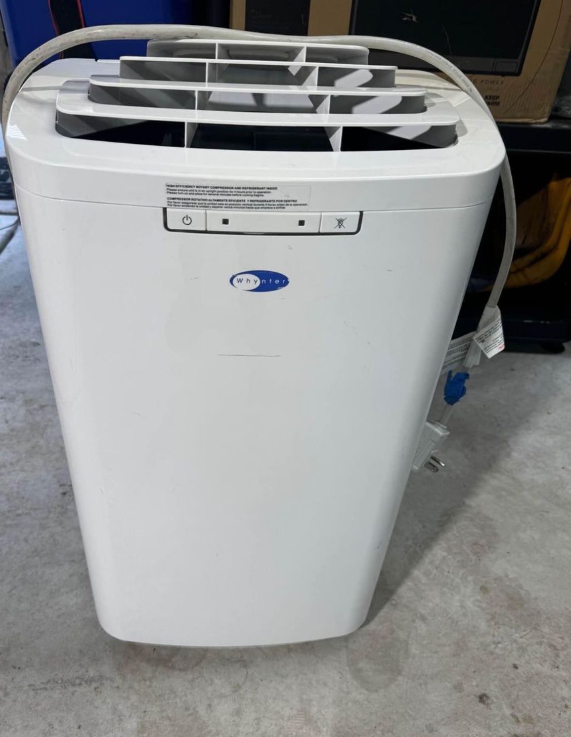 Whynter ARC-110WD 11,000 BTU Portable Air Conditioner with Dehumidifier and Fan for Rooms Up to 350