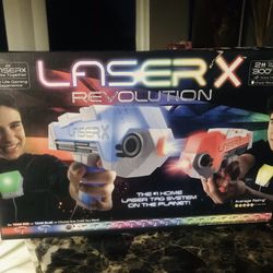 Indoor Laser Tag For Two Players.