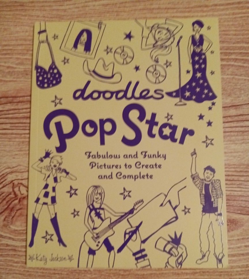Doodles Pop Stars Paperback Book 