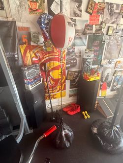 TITLE Boxing Double-End Reflex Bag – Complete Setup