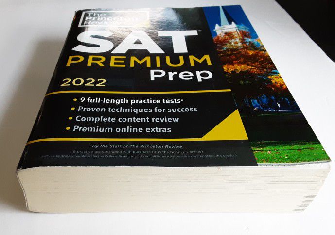 The Princeton Review SAT Premium Prep 2022 GC Pre-owned