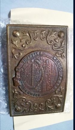 Wells Fargo Vintage Belt Buckle
