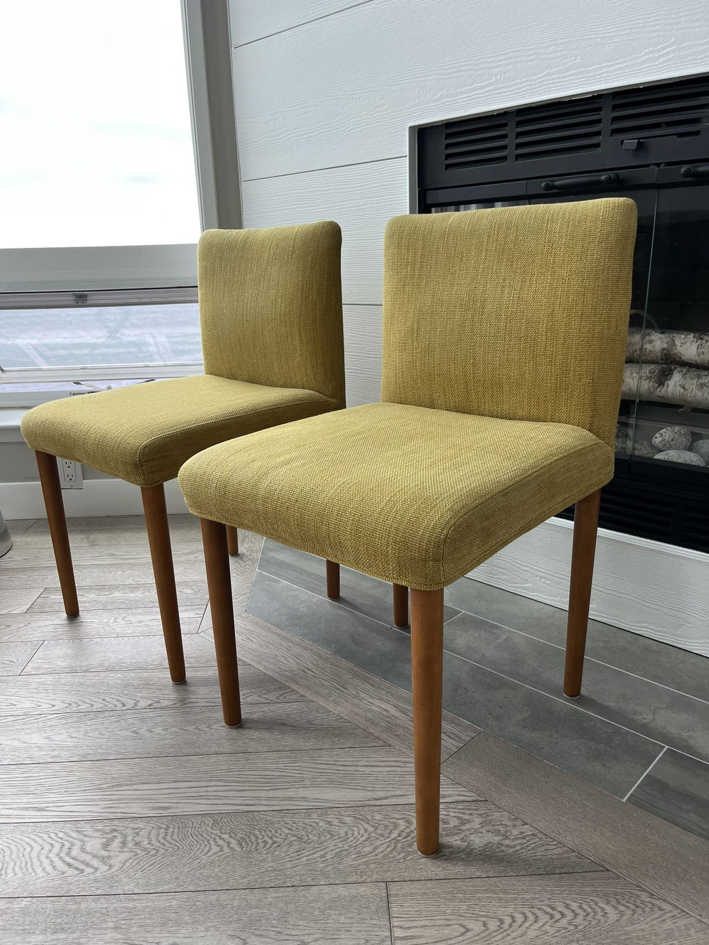 2 WEST ELM Chairs.. can deliver