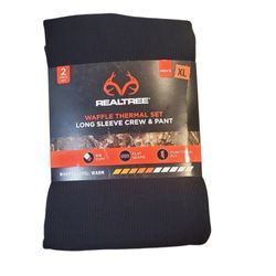 Realtree Black Thermal Set