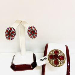 Turkish Silver Rings And Earrings 