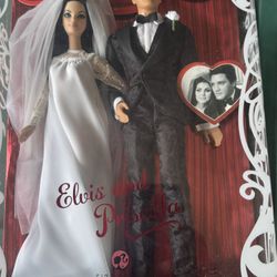 Elvis And Priscilla Wedding Barbies