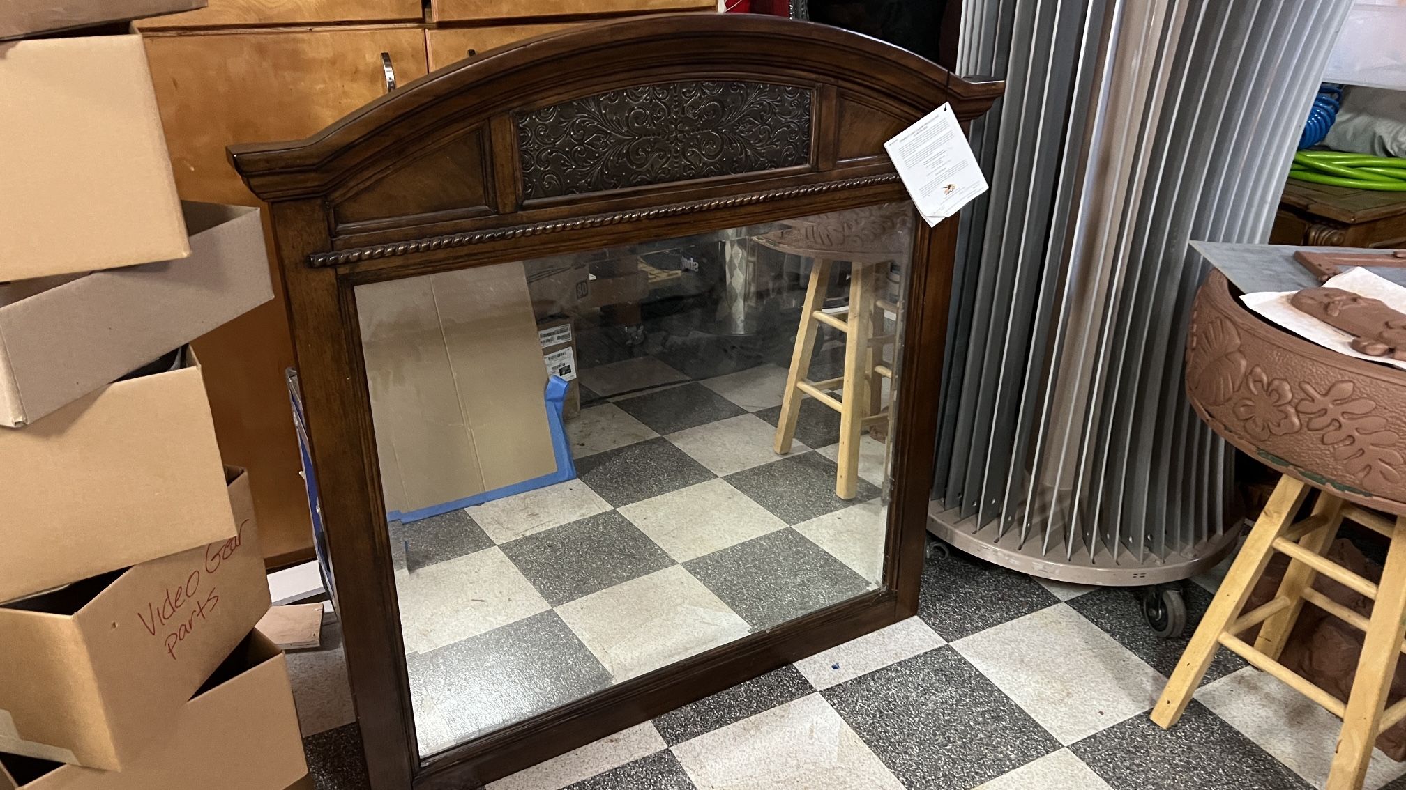Mirror, Night Stands And Coffee Table