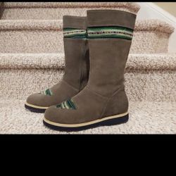 New Women's Size 8 INCA Boots [Retail $350] Leather w/ Leather Lining, Full Side Zipper