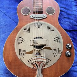 Fender Brown Derby Resonator acoustic/electric guitar