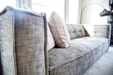 Element Heather Gray Tufted Modular Sofa