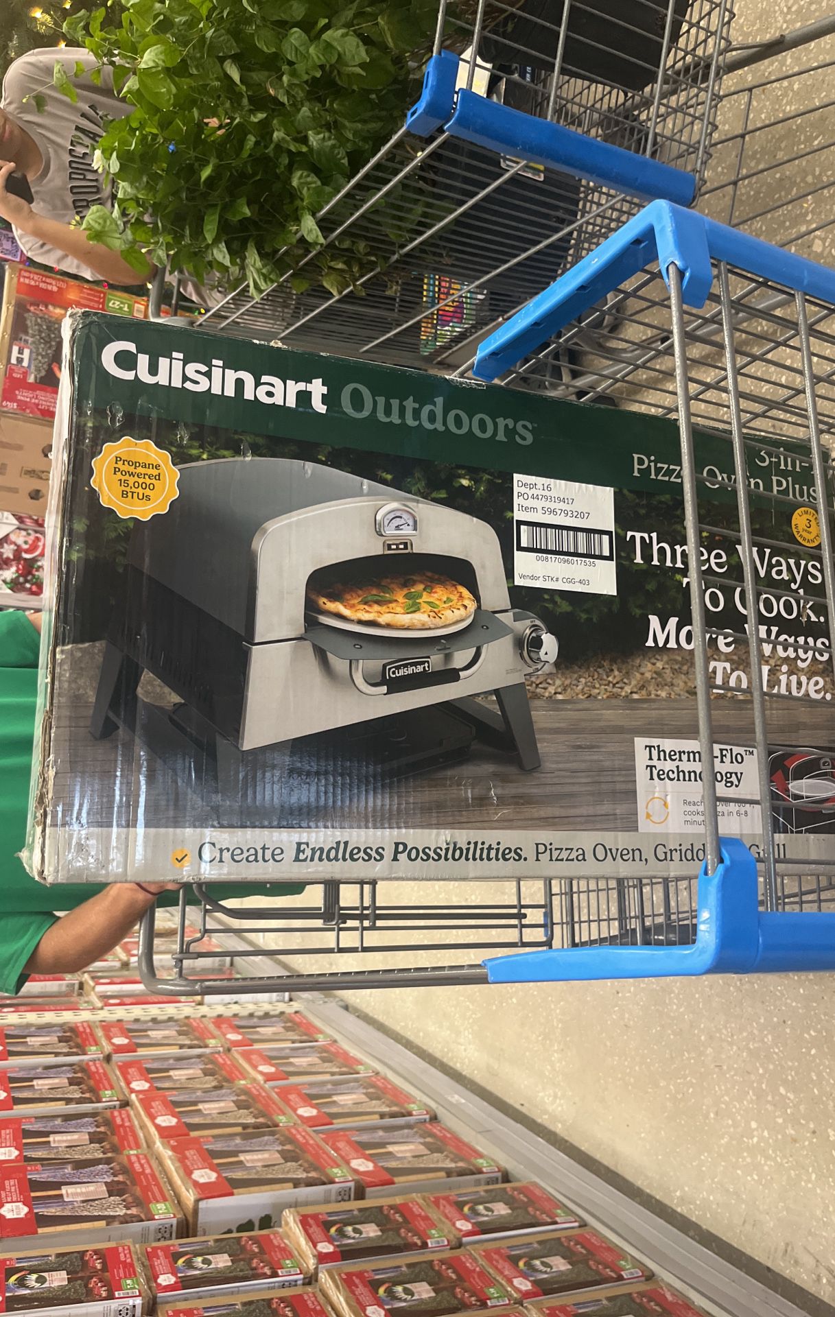 Cuisinart Outdoors 3 In 1 Pizza Oven Plus