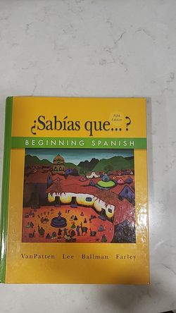 Sabias que... Spanish Textbook