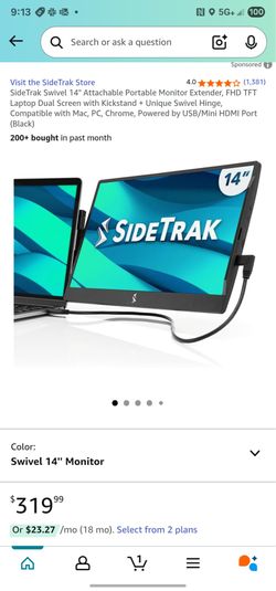 SideTrak Swivel Portable Monitor