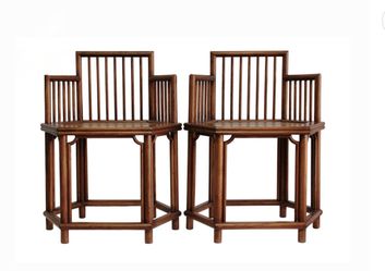 Wooden Octagon Chairs