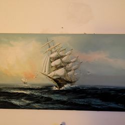 Old Vintage Original Painting 