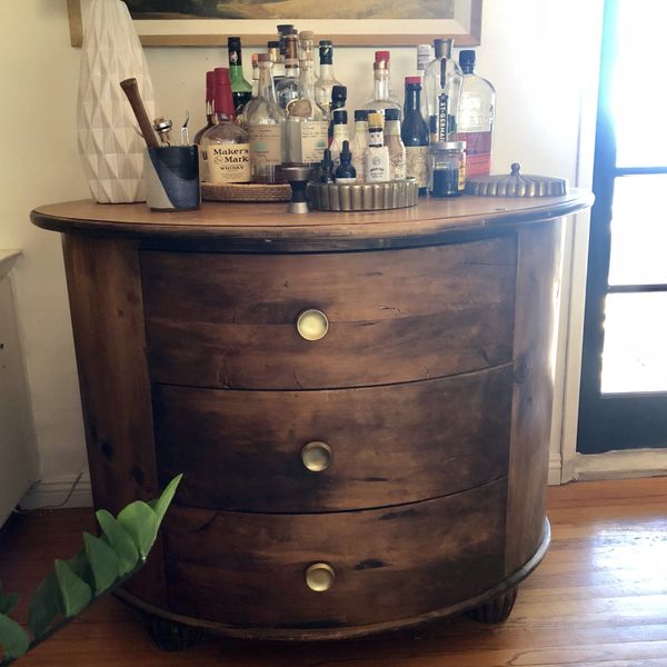 Antique Solid Walnut Dresser Credenza Bar Or Entry Table It S A