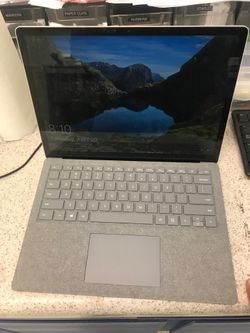 Microsoft surface 13.5 touch screen i5 2.5 ghz $ 540. Or come layaway for 60 Down with tasha 🙍🏽‍♀️.