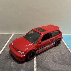 Hotwheels Honda Civic EF Wheel Swap