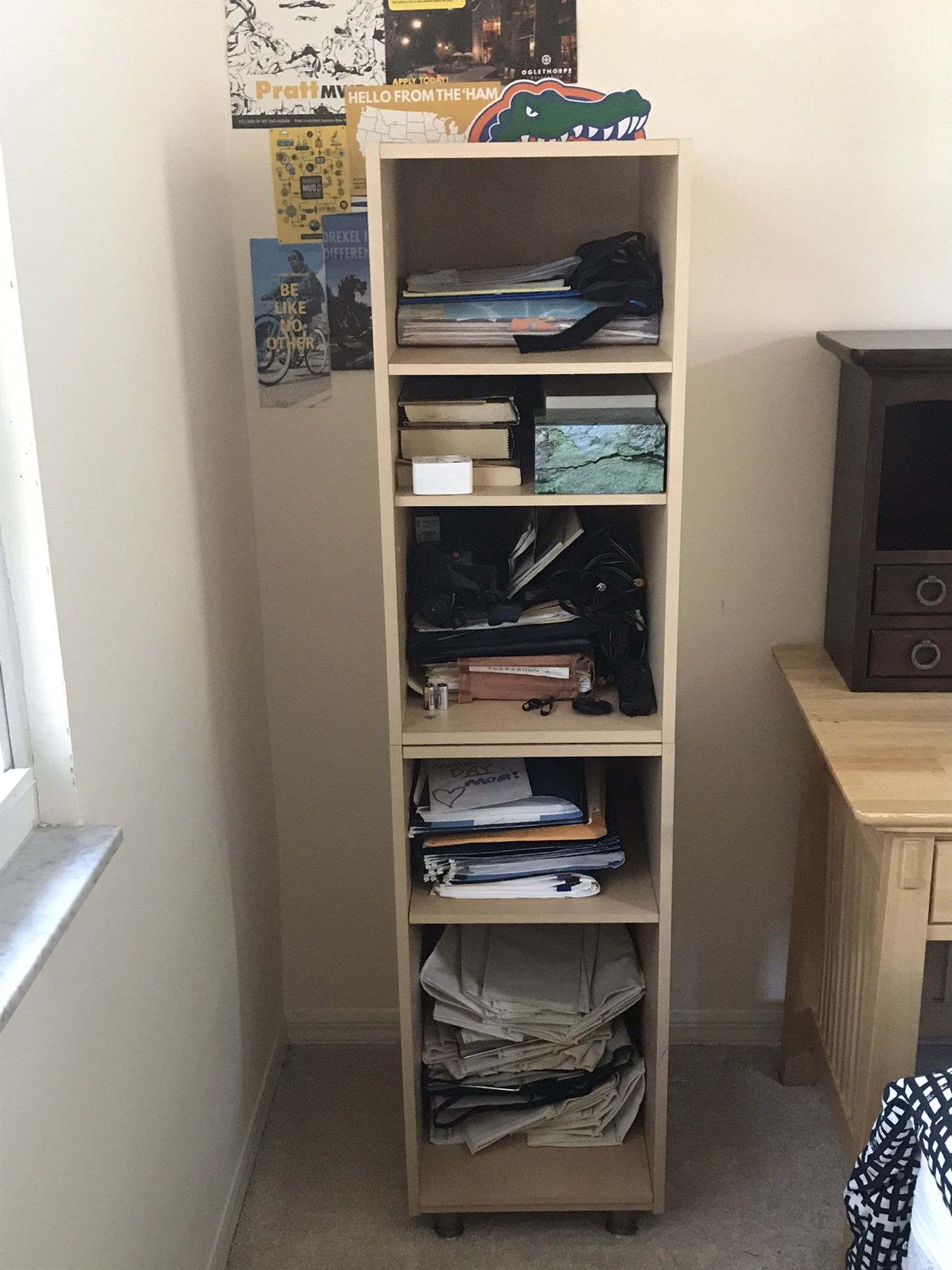 Stackable Storage Cubes With Legs And Adjustable Shelves