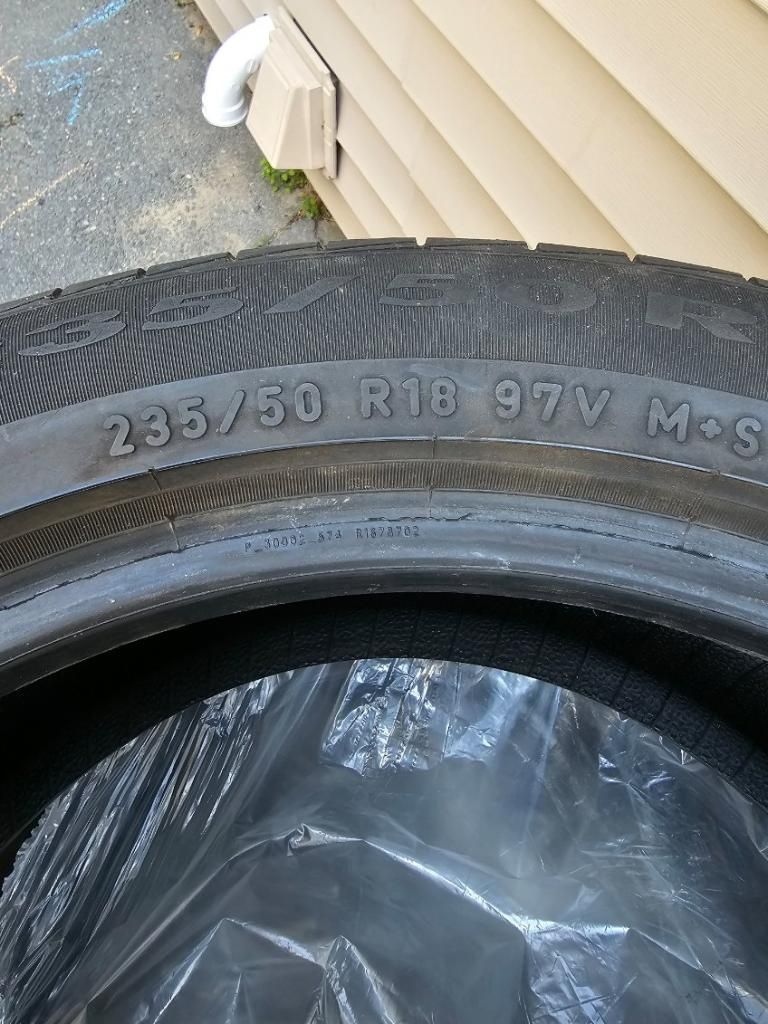 Full Set Pirelli Tires 235/50R18