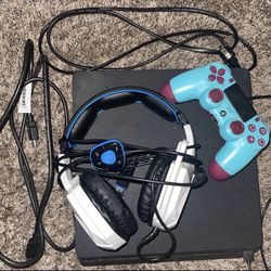 PlayStation 4 w/ Controller & Headset