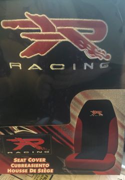 2 cloth racing seat covers, brand new, in box, their red n black.