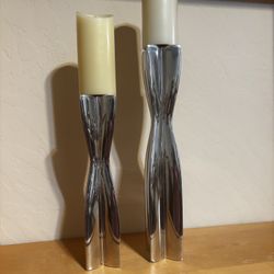 Silver Candle Holders For Sale