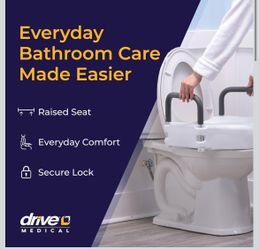 Toilet seat with handles