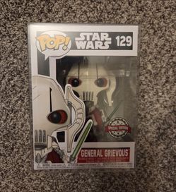 General Grievous Special Edition Funko Pop 129 Disney Star Wars, NEW!