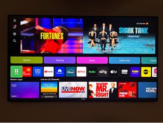 75 inch LG 1 year old