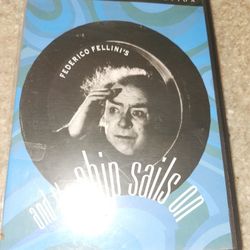 Federico Fellini Sealed Criterion DVD And The Ship Sails On

