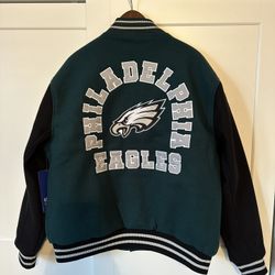 Philadelphia Eagles Jacket Sz Large 