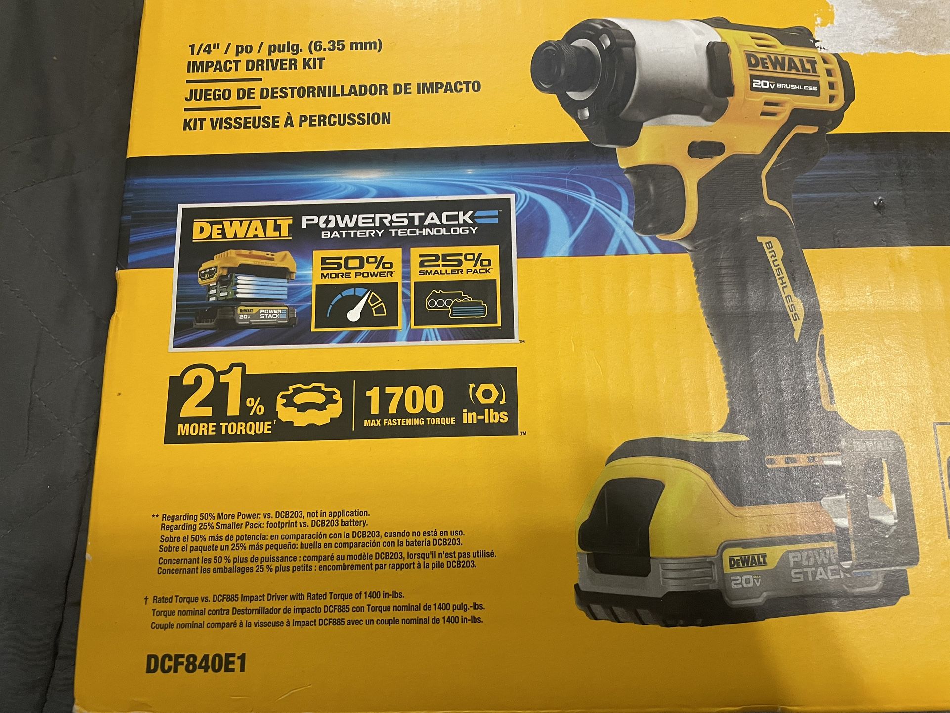 DeWalt 20v Power Stack Drill Driver Kit