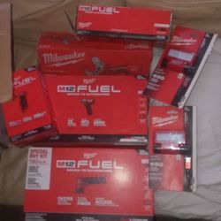 Milwaukee Fuel Assorted Tools All New