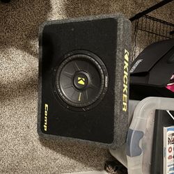 Kicker Comp S With Alpine Amp 