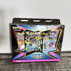 Pokemon TCG Shining Fates Galarian Mr. Rime Mad Party Pin Collection Box - NEW