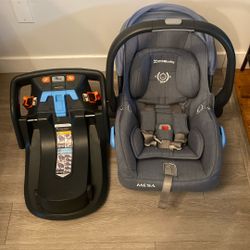 Uppa Baby MESA Car Seat Grey Perfect Condition 