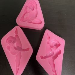 Yoga Silicone Models For Fondant - New- DD