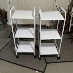 Two Metal Carts 