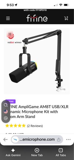 Gaming microphones
