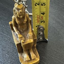 5$ each.  Tutankhamun statue and Egyptian Pyramid key chain