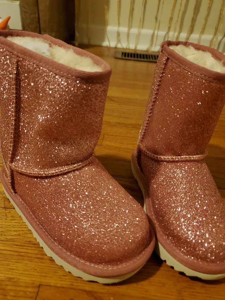 Pink Glitter Toddler Uggs