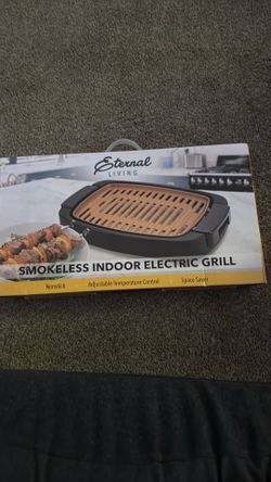 Eternal living smokeless indoor electric grill