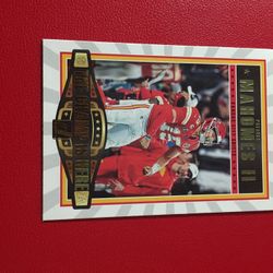 Patrick Mahomes football card