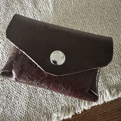 Genuine Ostritch Skin Leather w/Meteorite Card/Cash Wallet - Space Cowboy