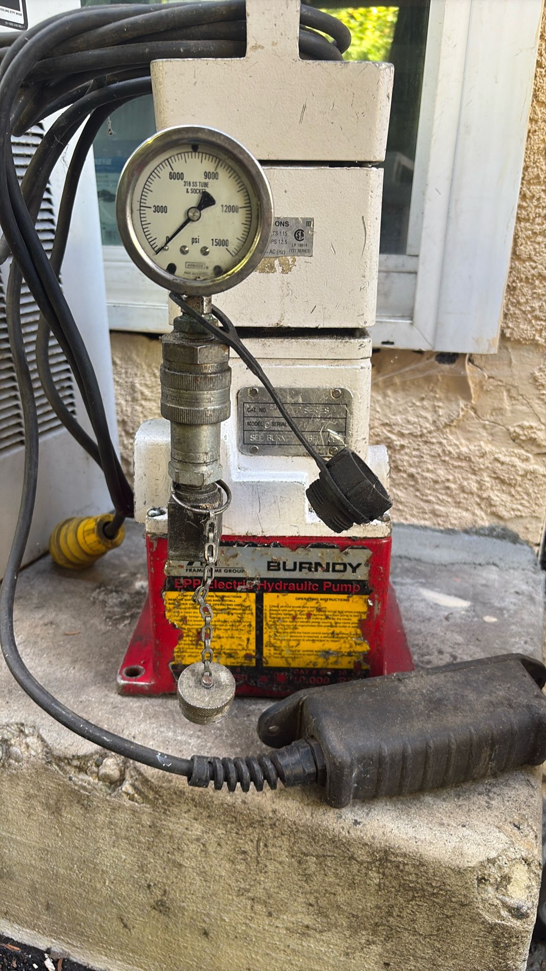 Burndy BPP Electric Hydraulic Pump