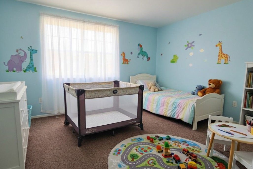 Folding Graco Playard Travel Crib w/ Bag