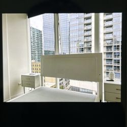 Queen Bed Frame With Boxsping 