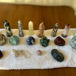Natural Crystal And Gemstone Bundle 