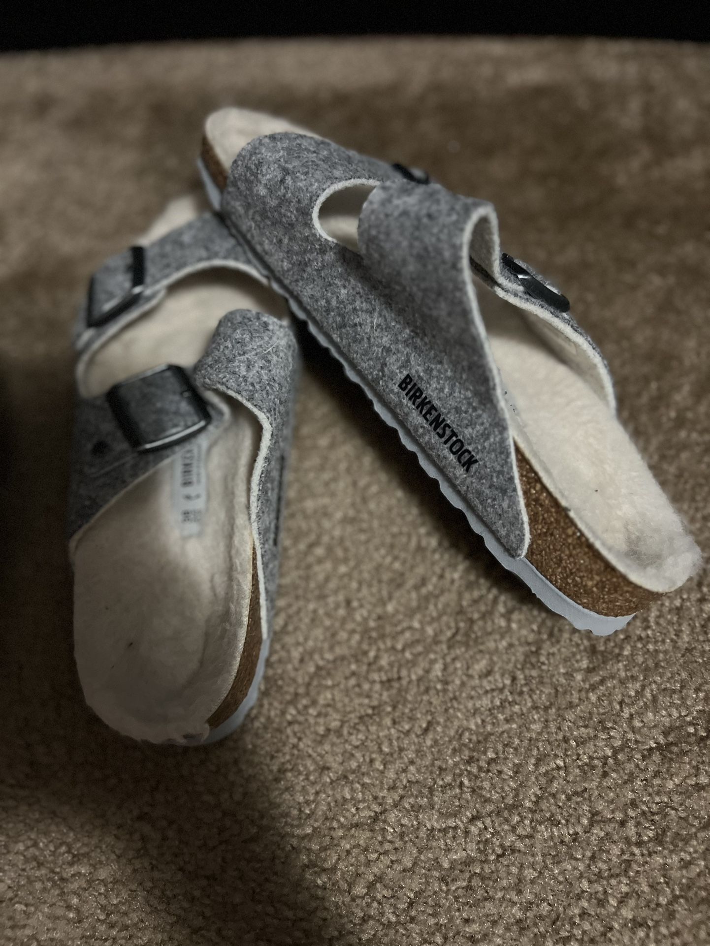 Womens Fuzzy Birkenstock